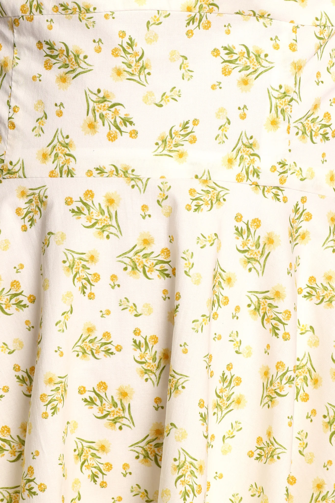 Thornton Mini Dress - Yellow Floral