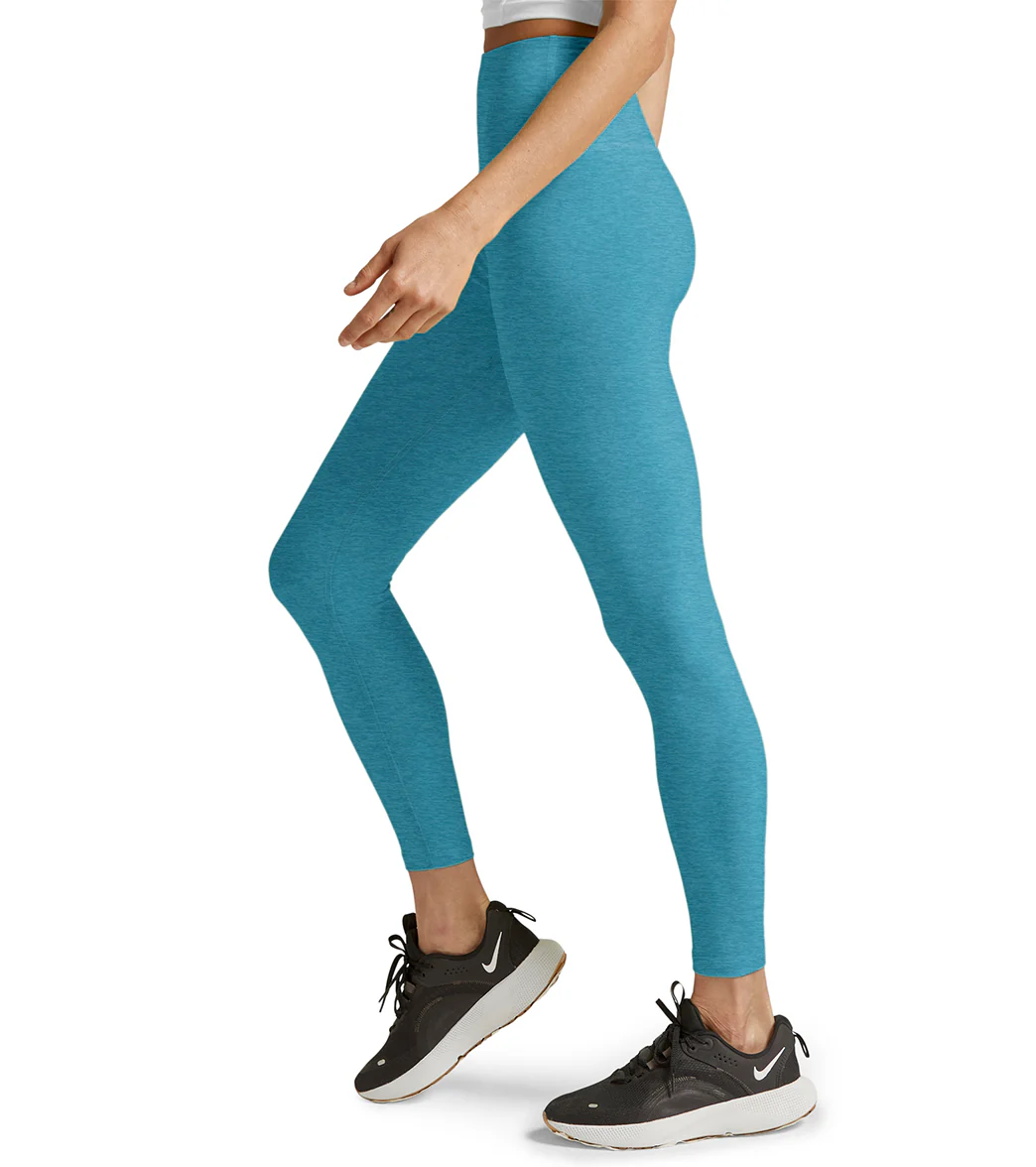 Beyond Yoga Spacedye High Waisted Caught In The Midi 7/8 Yoga Leggings Cali Blue Heather