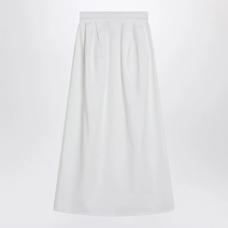 Max Mara Women's Wide Gabardine Skirt