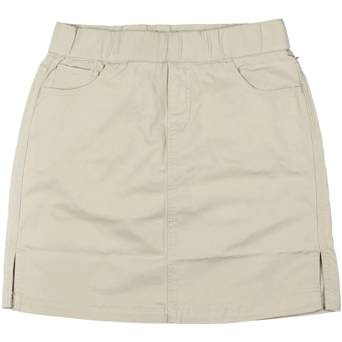 On The Go Womens Slit Solid Skort