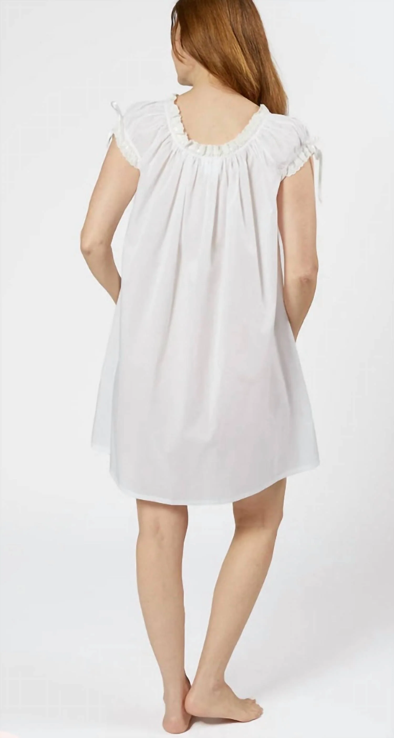 Ruthie Nightgown Dress In White