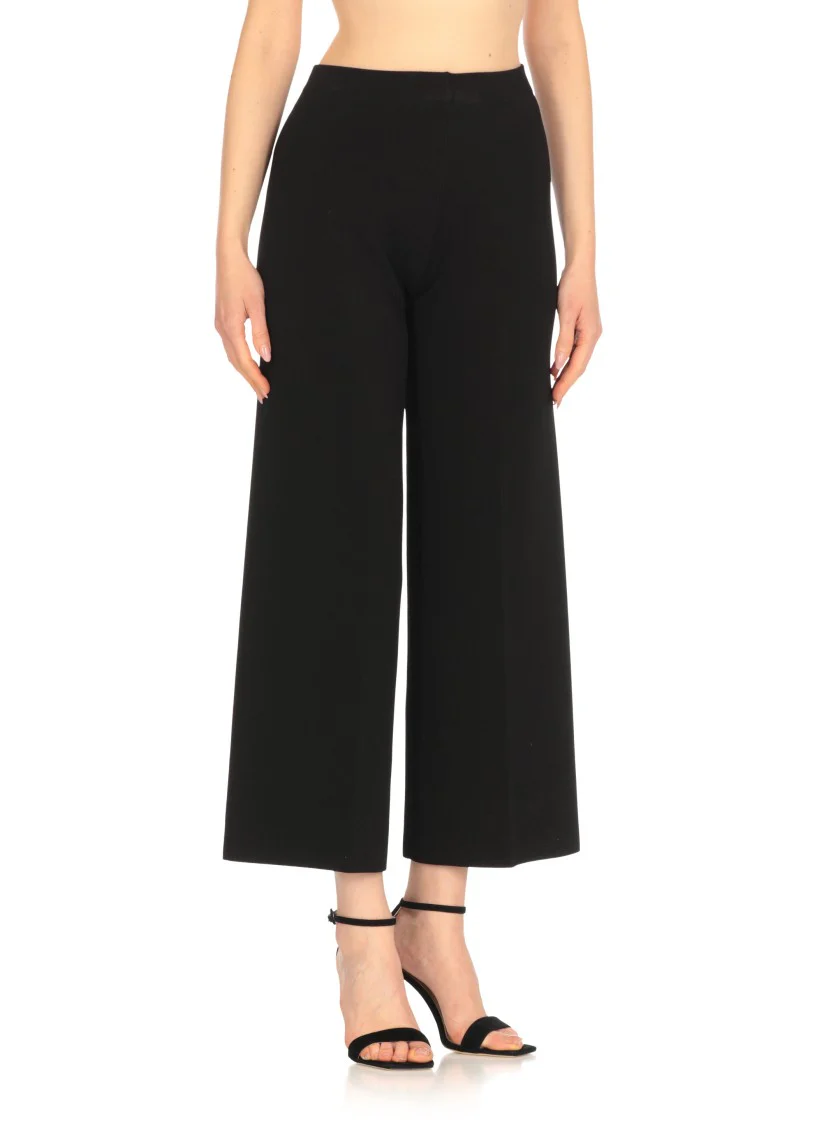 Black Viscose Pants