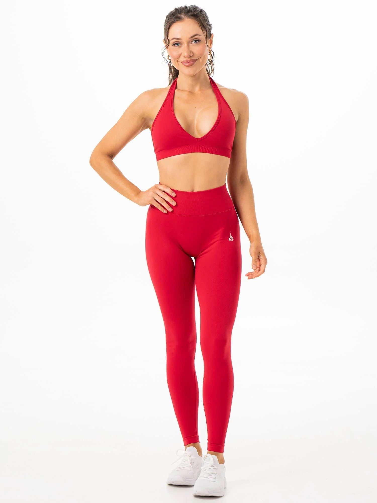 Sculpt Seamless Leggings - Cherry Red