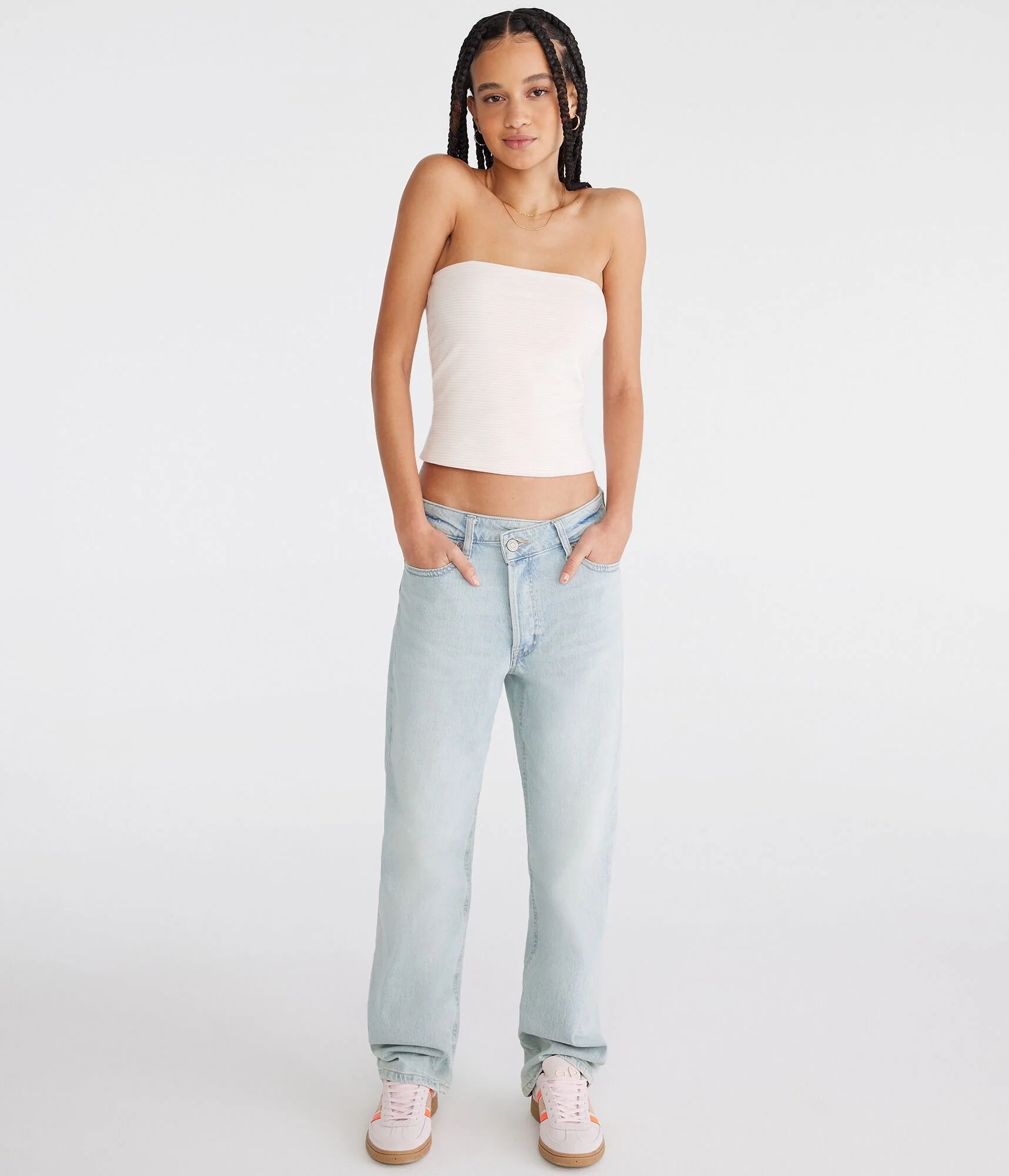 Aeropostale Curvy High-Rise Baggy Jean