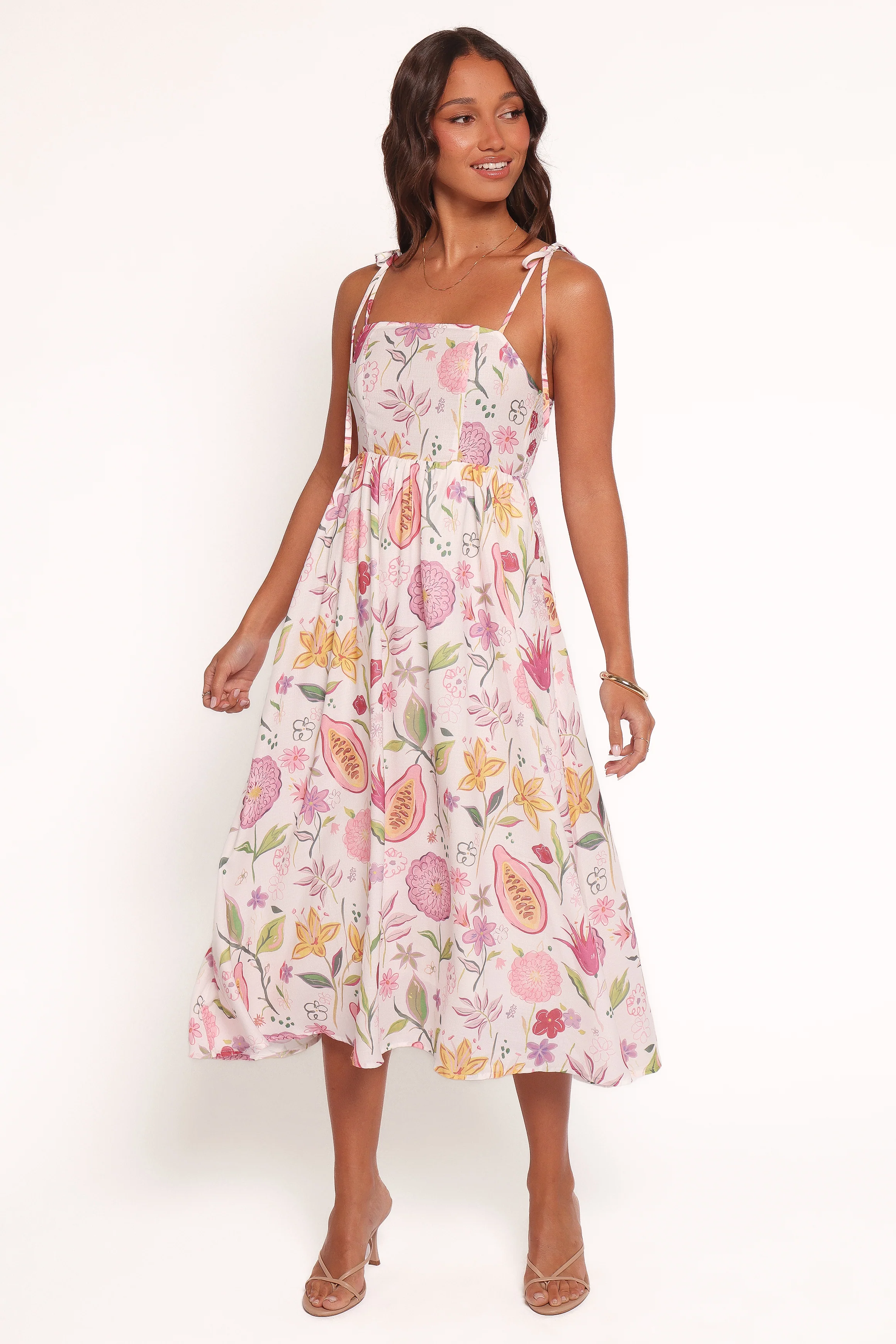 Stazie Midi Dress - Garden Floral