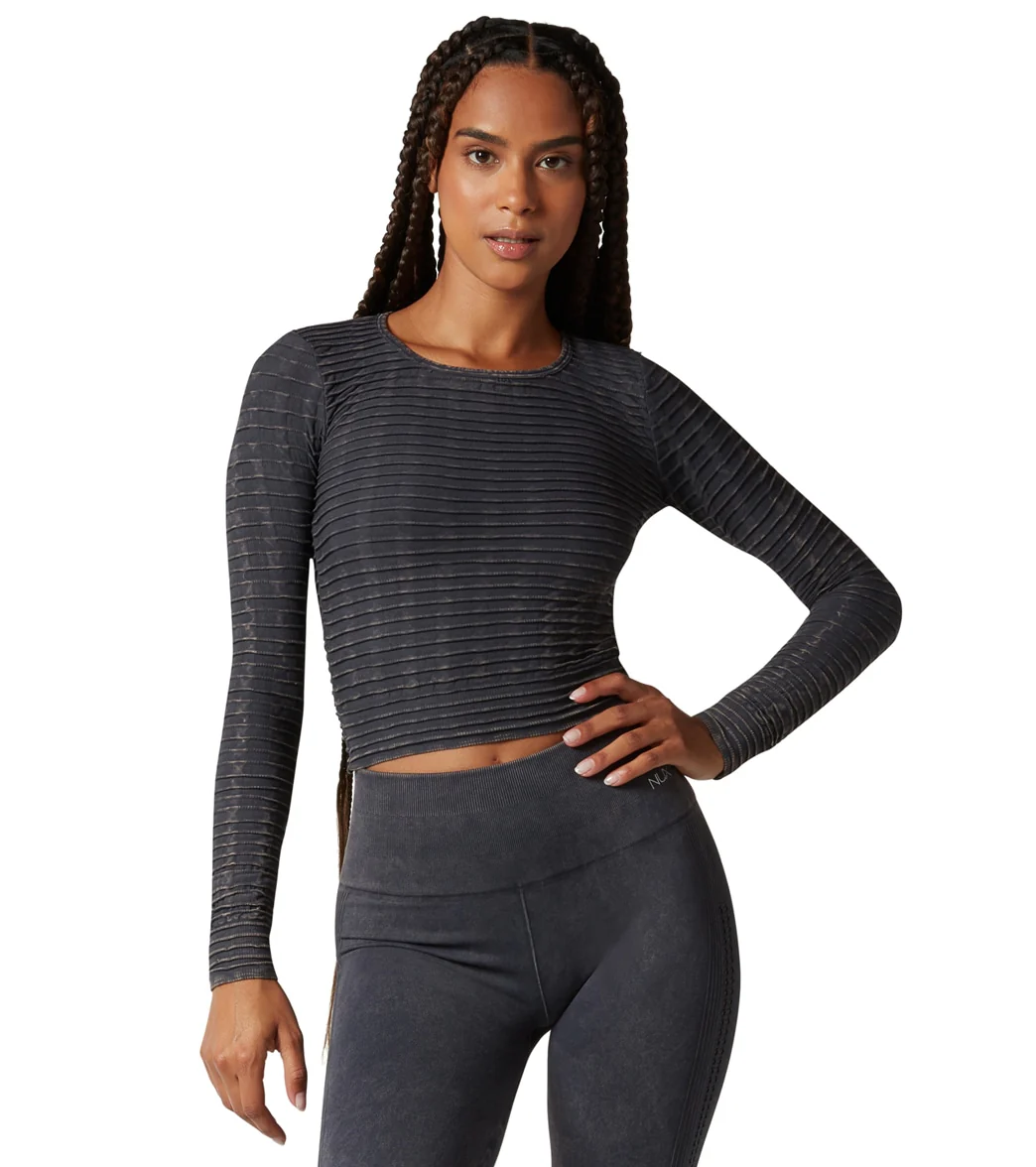 NUX Pucker Up Long Sleeve Mineral Wash