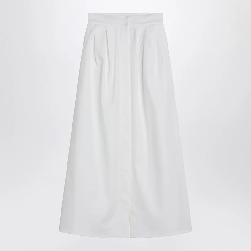 Max Mara Women's Wide Gabardine Skirt