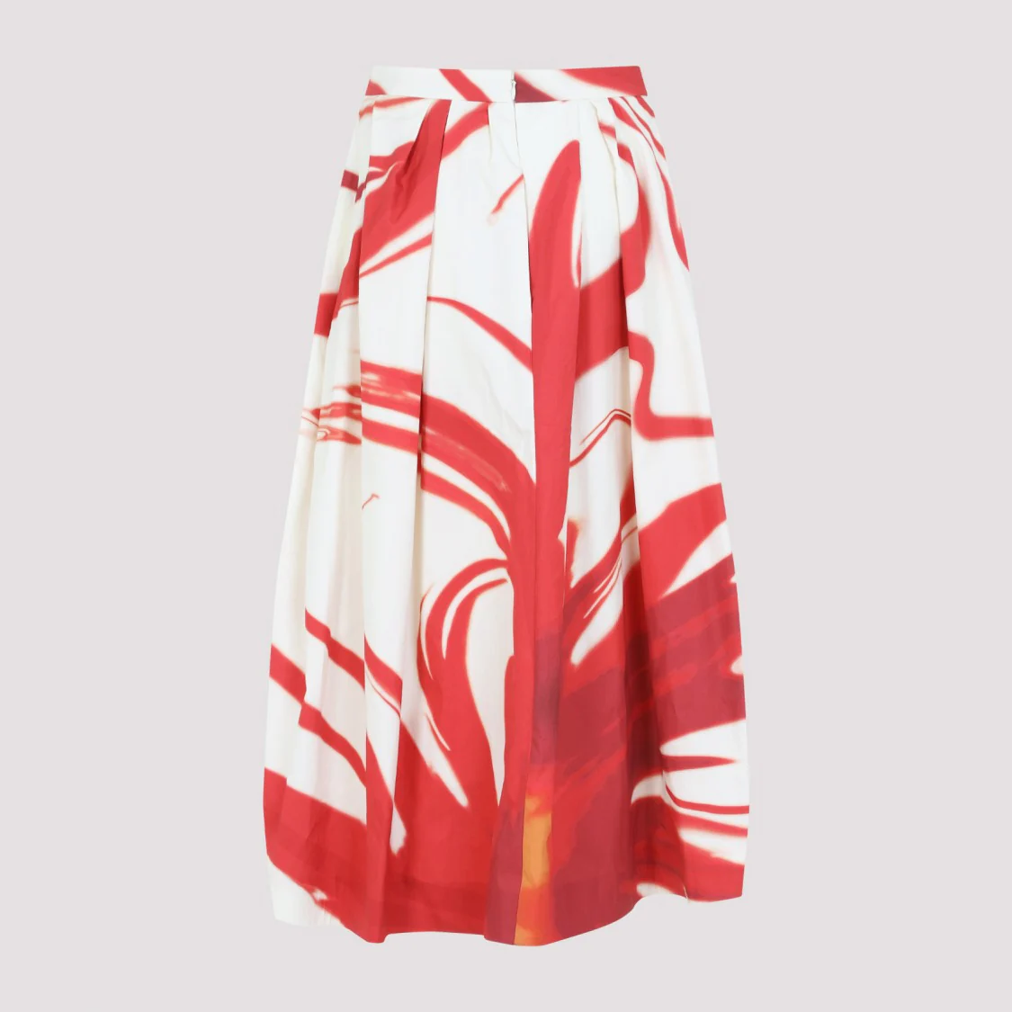 Red Cotton Soni Skirt