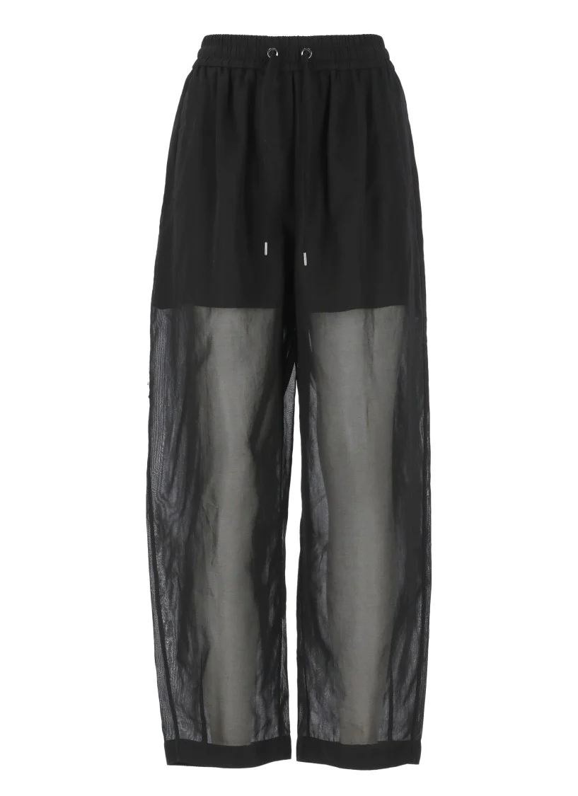 Black Cotton Pants