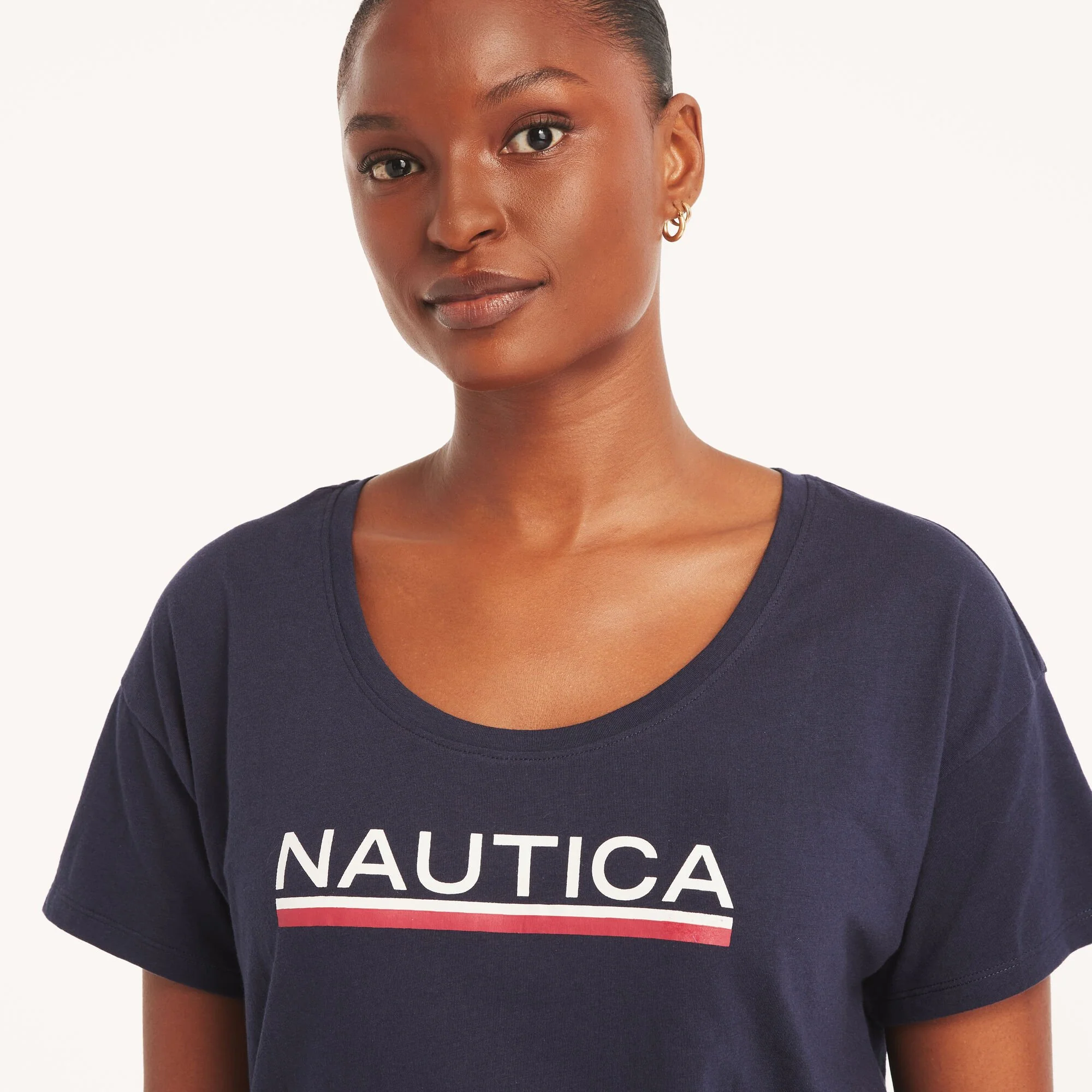 Nautica Womens Printed Pajama Pant Set