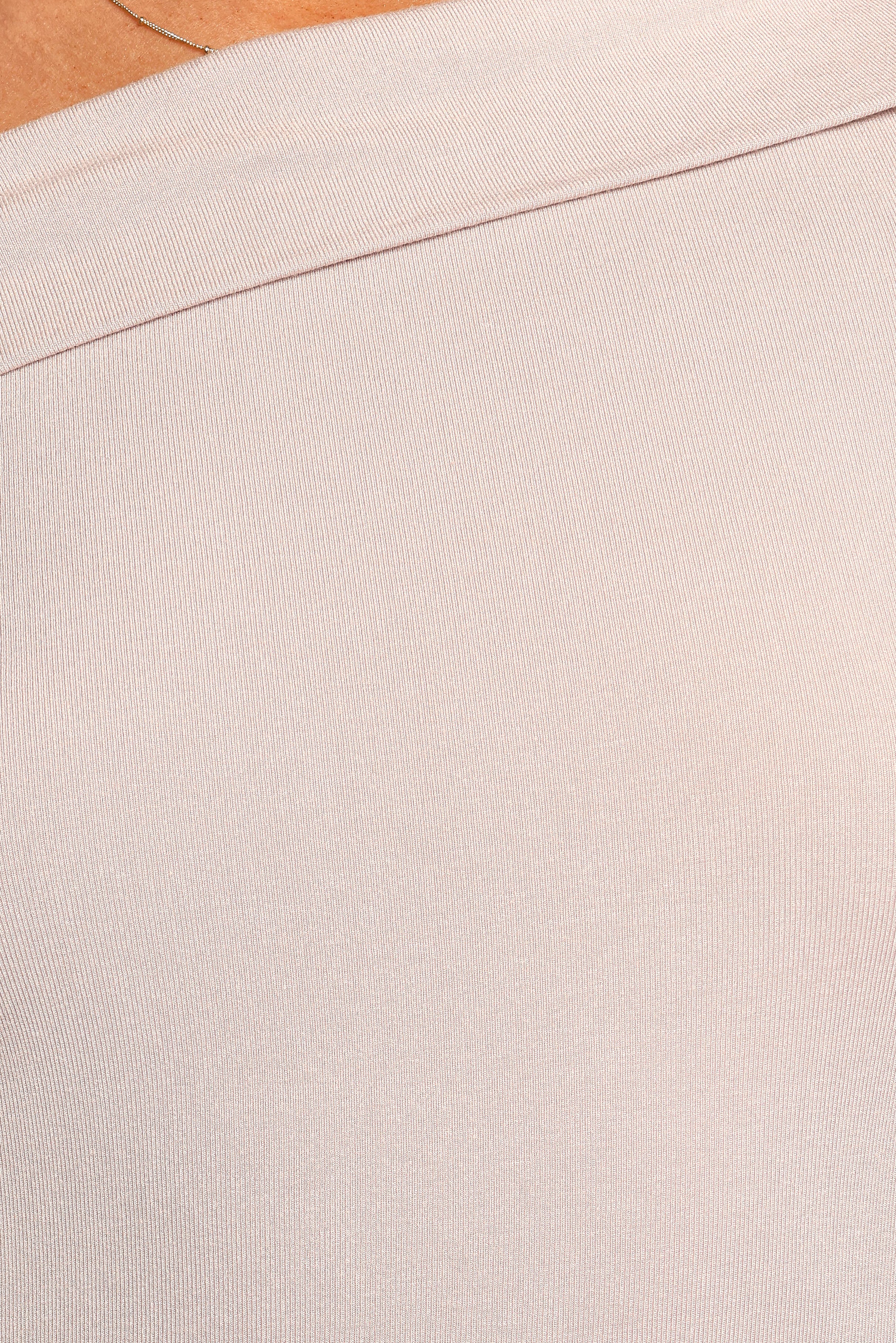 Liah Off Shoulder Knit Top - Grey