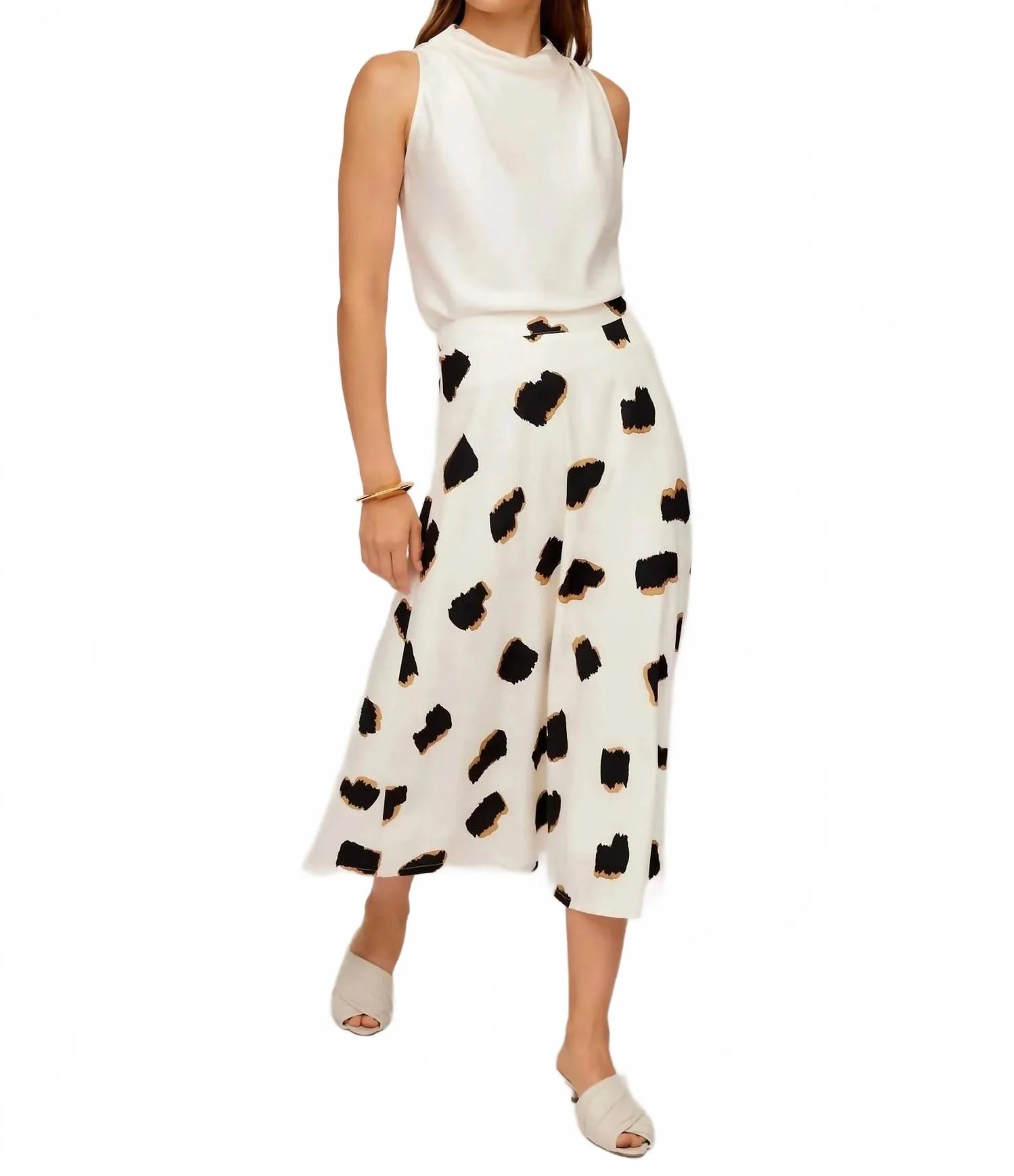 Lexi Skirt In Sahara Twill Print