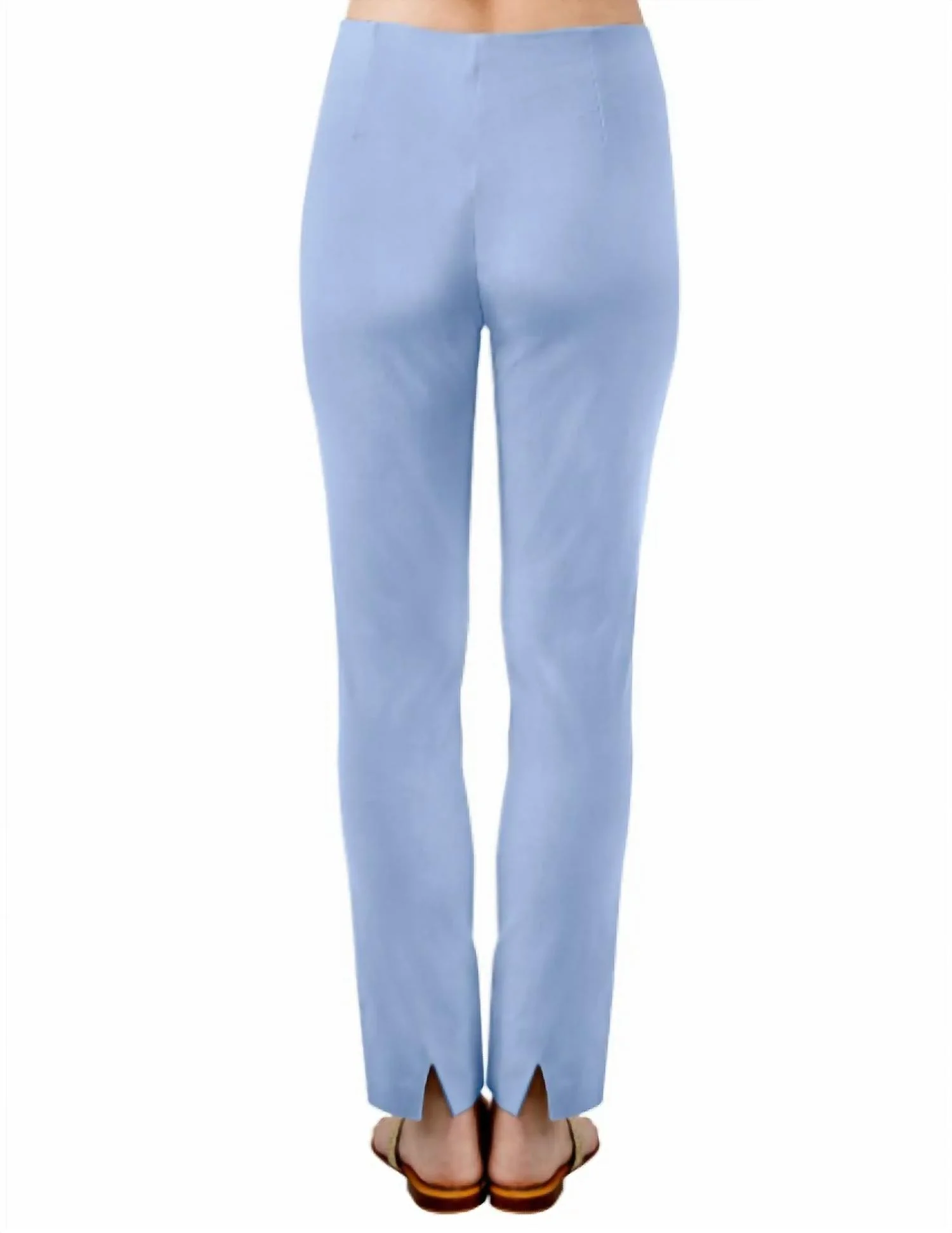 Gripeless Pull On Pant In Periwinkle