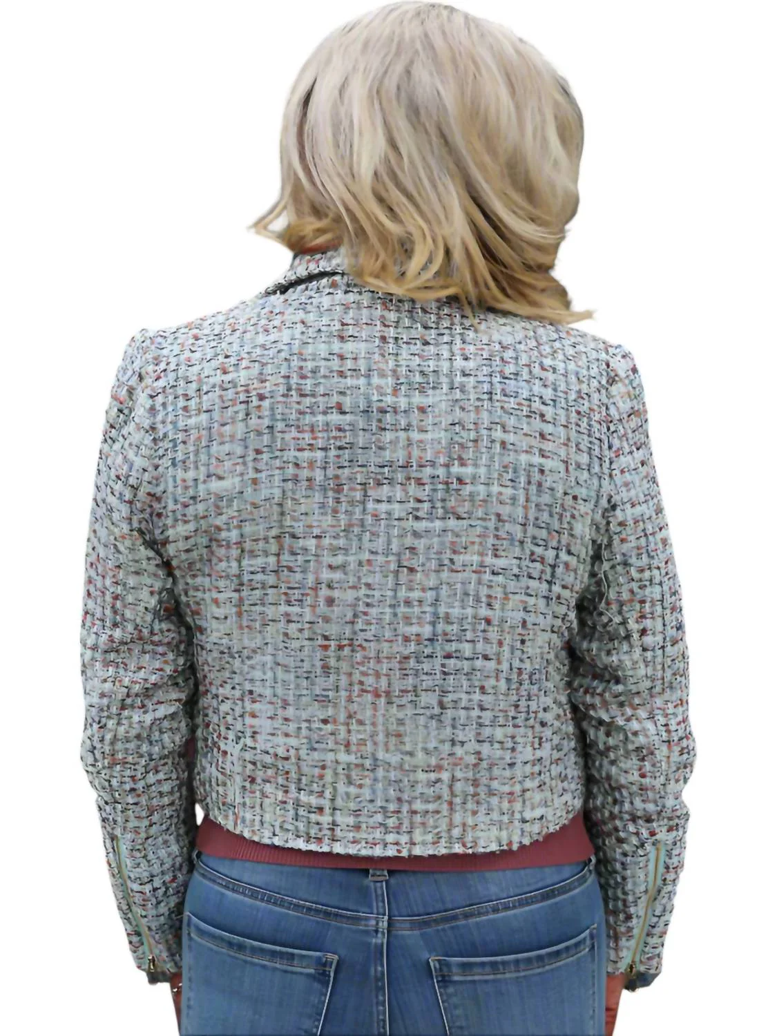 Romantic Flair Emile Moto Jacket In Jade