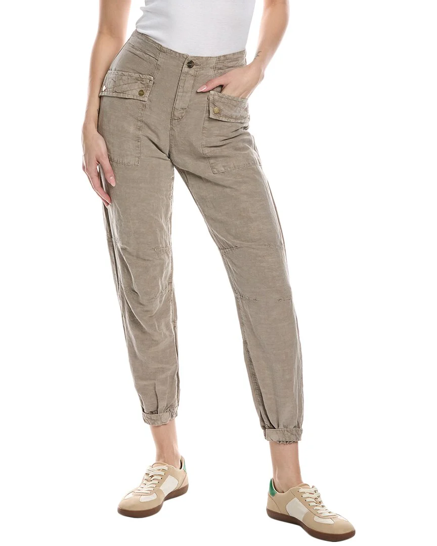 AllSaints Val Linen-Blend Trouser