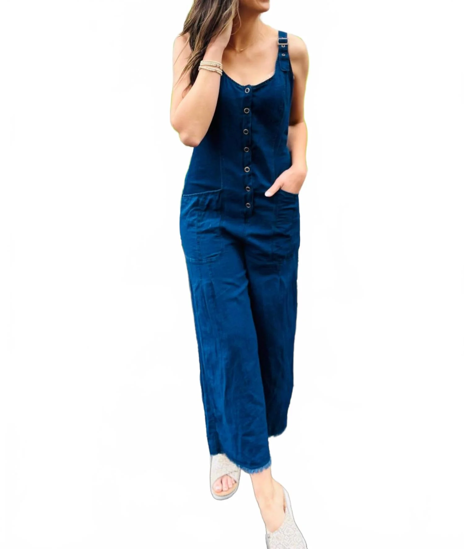 Jalila Jumpsuit In Suicide Wash