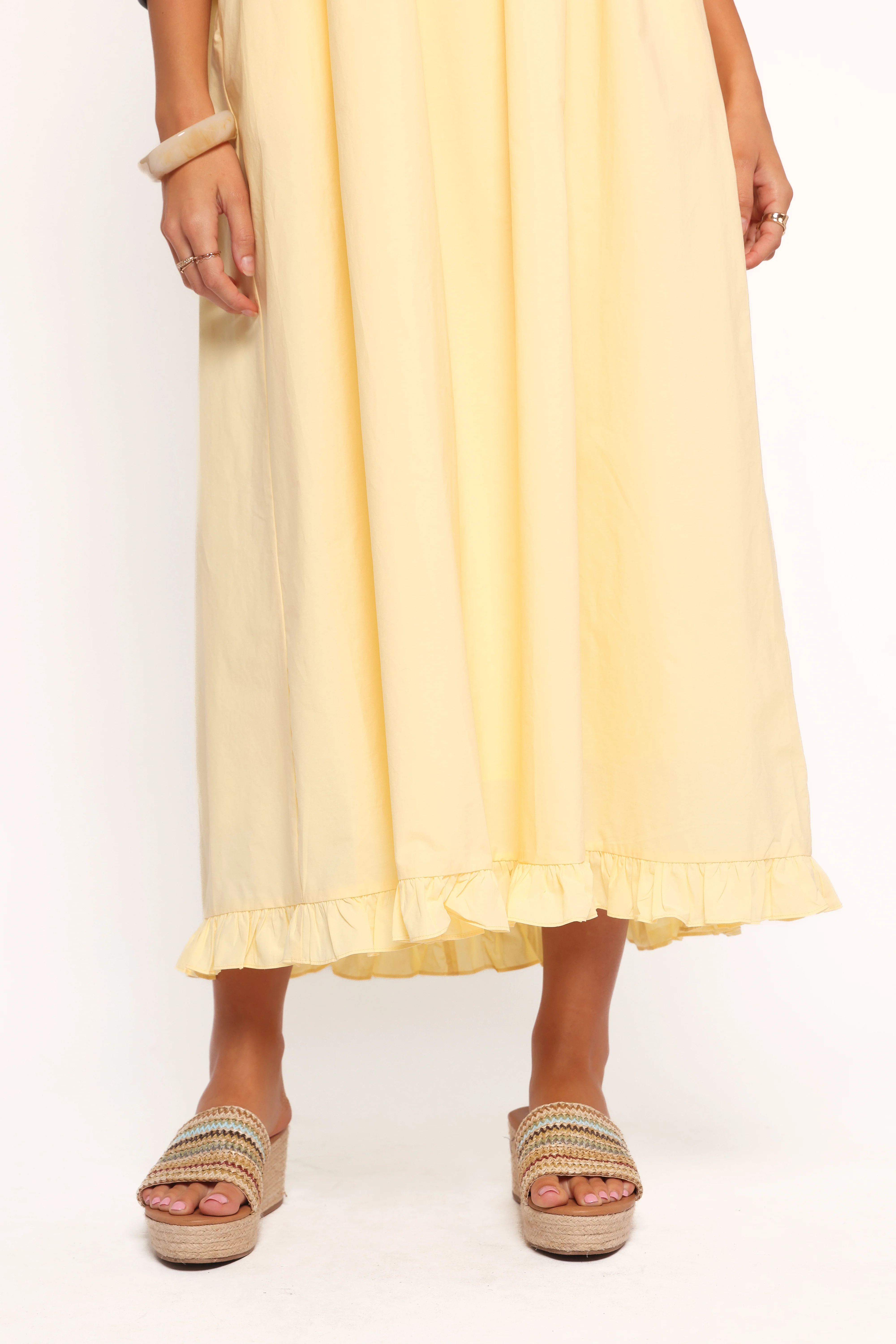 Miuccia Maxi Dress - Butter Yellow
