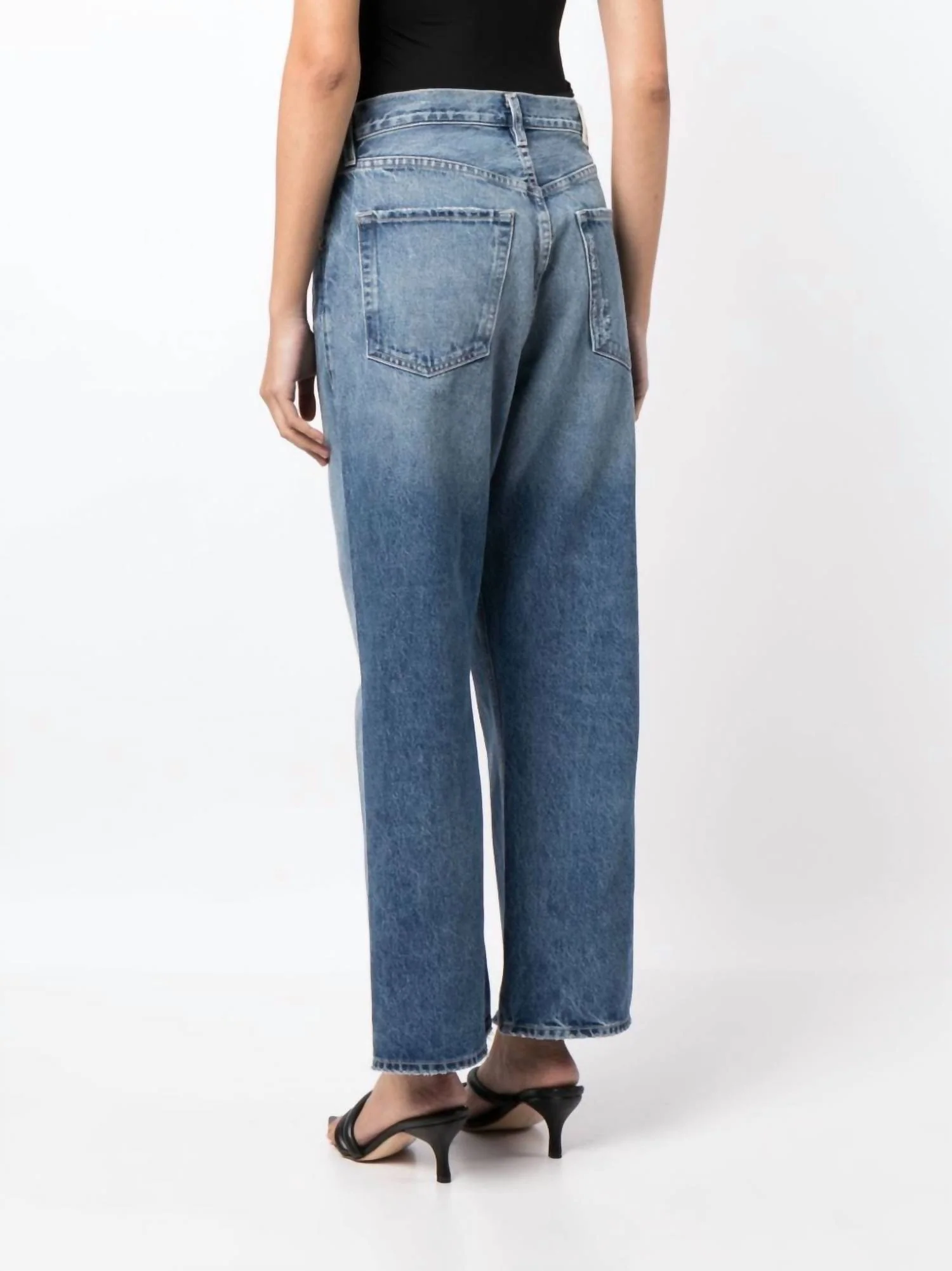 Gaucho Wide Leg Jeans In 100% Organic Cotton