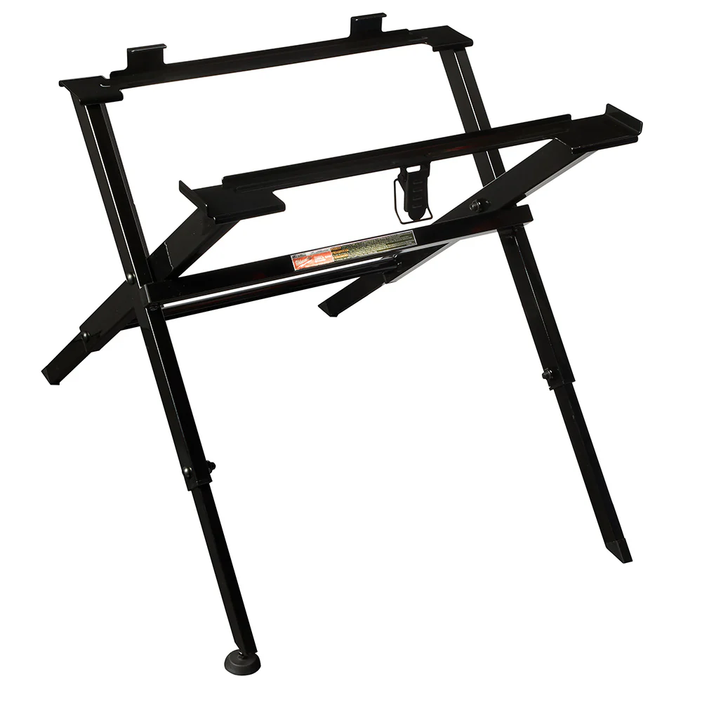 Support de scie circulaire à table compact et pliable en acier robuste noir Milwaukee 48-08-0561