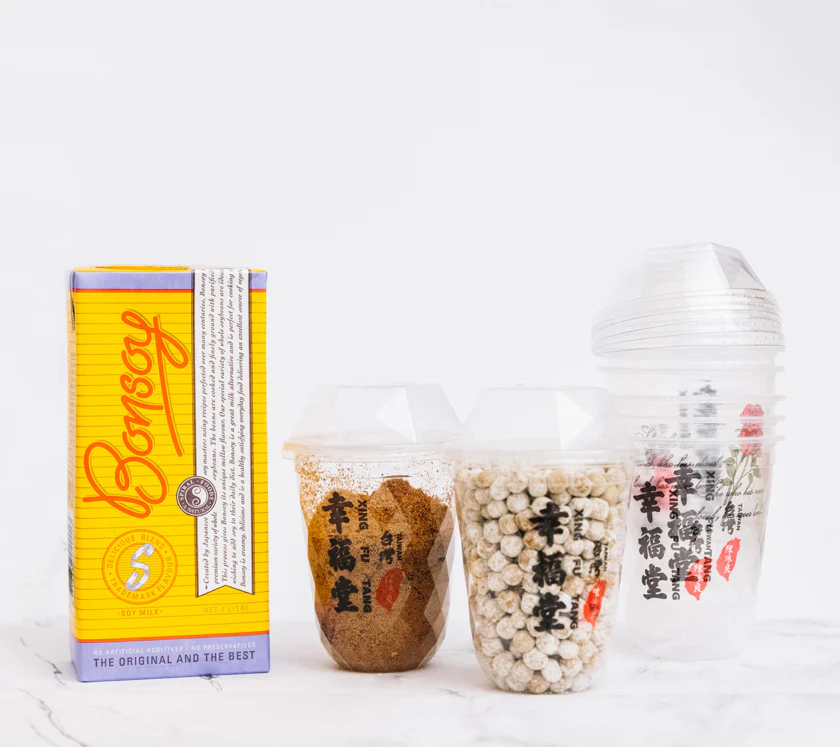 Té con Leche y Boba de Azúcar Moreno - KIT DIY