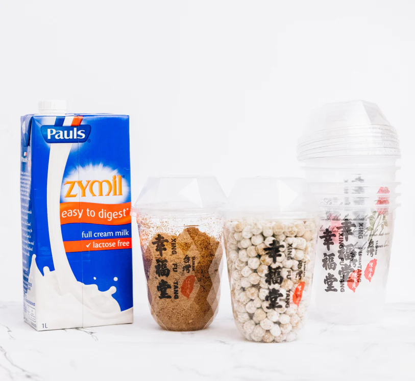Té con Leche y Boba de Azúcar Moreno - KIT DIY