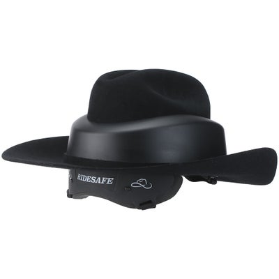 Resistol RideSafe Western Felt Cowboy Hat Helmet