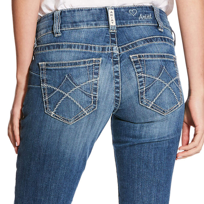 R.E.A.L Mid Rise Jasmine Boot Cut Jean