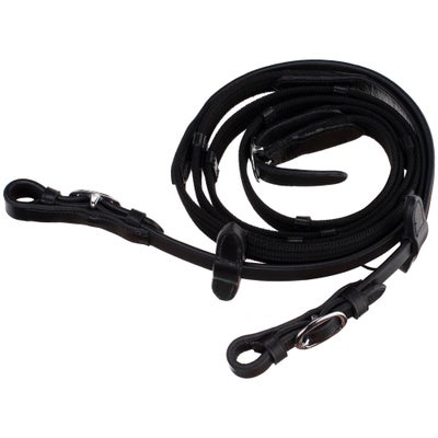 Leather Bitless Bridle with Web Reins