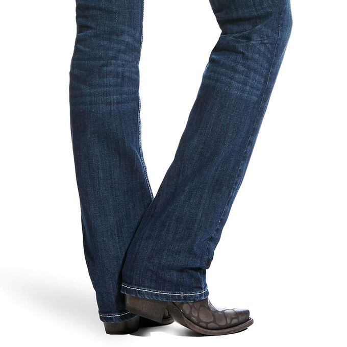 Ariat R.E.A.L. Mid Rise Stretch Ivy Stackable Straight Leg Jean