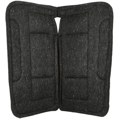 Diamond Wool Contoured Western Saddle Pad w/Shims 32x32