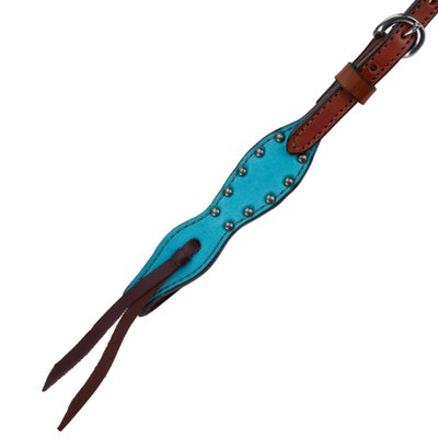 Alamo Saddlery Turquoise Wave Style Marble Headstall