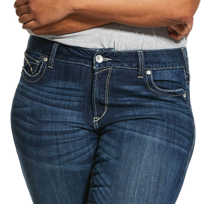 R.E.A.L. Mid Rise Stretch Firebird Boot Cut Jean