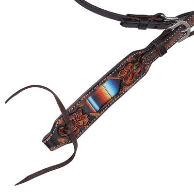 Circle Y Serape Inlay Browband Headstall