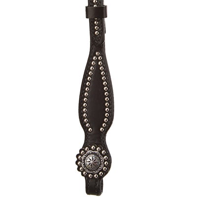 Weaver Leather Back in Black Browband Bridle Headstall