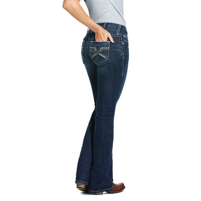 Ariat R.E.A.L. Mid Rise Stretch Firebird Boot Cut Jean | Ariat Outlet