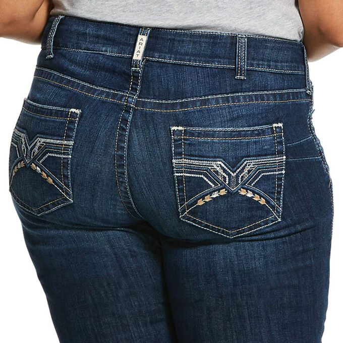 R.E.A.L. Mid Rise Stretch Firebird Boot Cut Jean