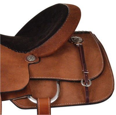 Reinsman Billings Roping Saddle-Chestnut Roughout