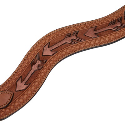 Alamo Saddlery Arrow Tooled Wave Style Breastcollar