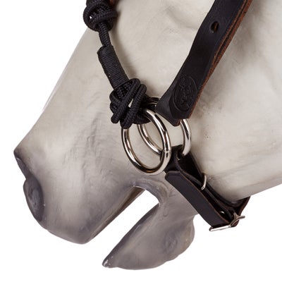 Weaver Leather Justin Dunn Bitless Bridle- Black