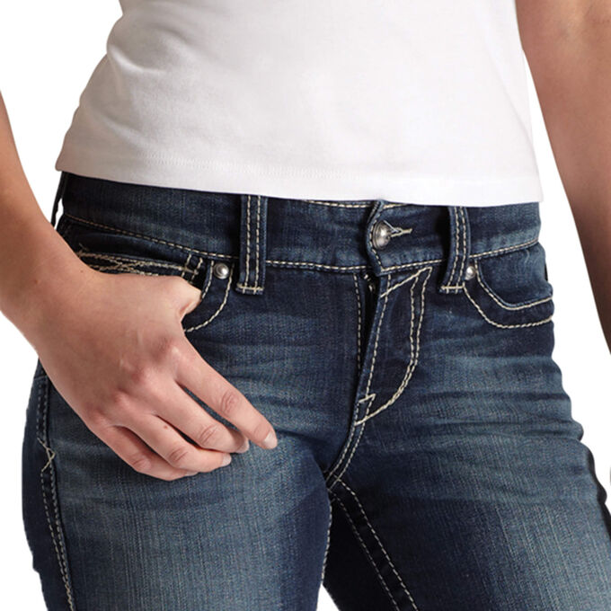 Ariat R.E.A.L. Mid Rise Stretch Original Boot Cut Jean