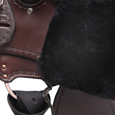Endurance/Western Sheepskin Saddle Cushion - Deluxe