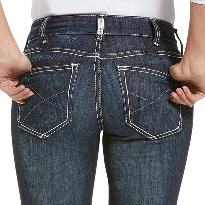 R.E.A.L. Mid Rise Stretch Outseam Ella Skinny Jean