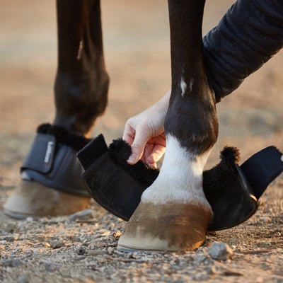 Rubber Bell Boots With Fleece
