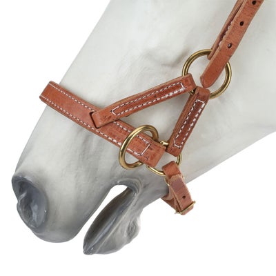 Berlin Custom All Leather Sidepull Bitless Headstall