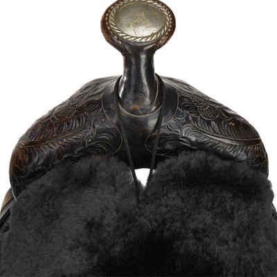 ECP Deluxe Western Sheepskin Seat Saver Cushion