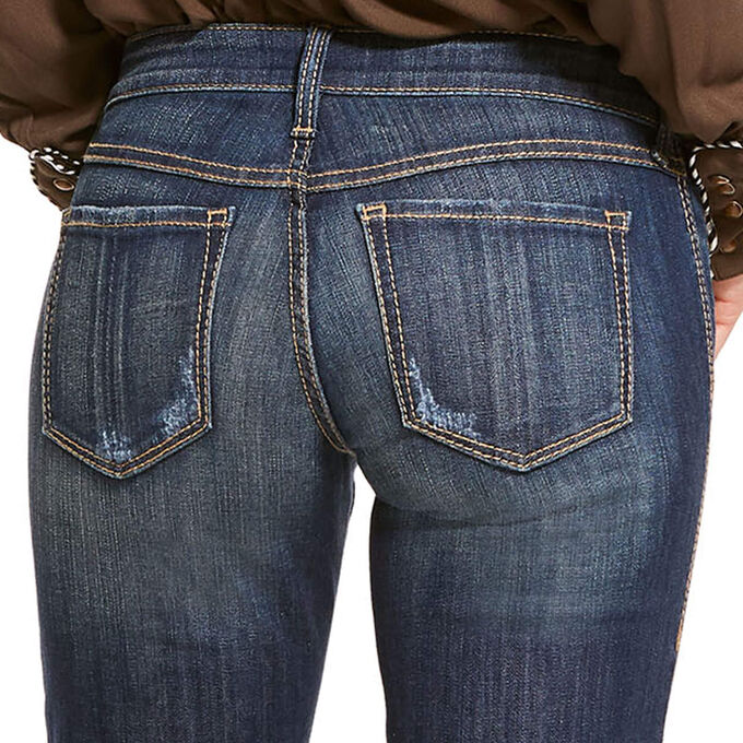 Ariat Trouser Mid Rise Stretch Lucy Wide Leg Jean