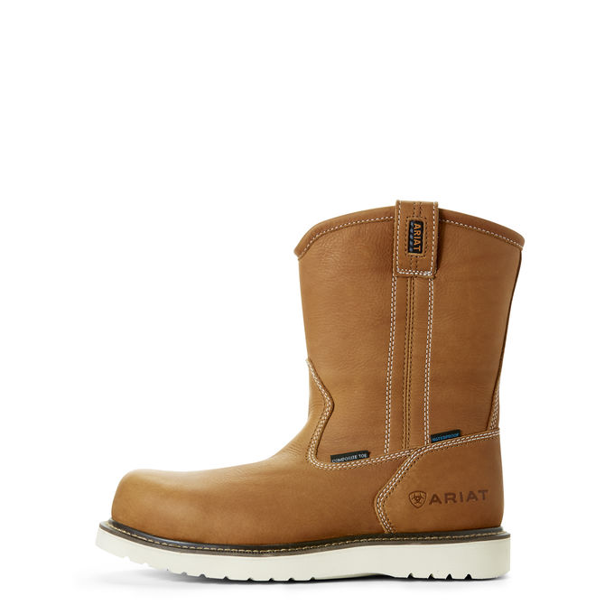 Ariat Rebar Wedge Pull-On Waterproof Composite Toe Work Boot