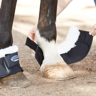 Fleece Trim Impact Overreach Bell Boots