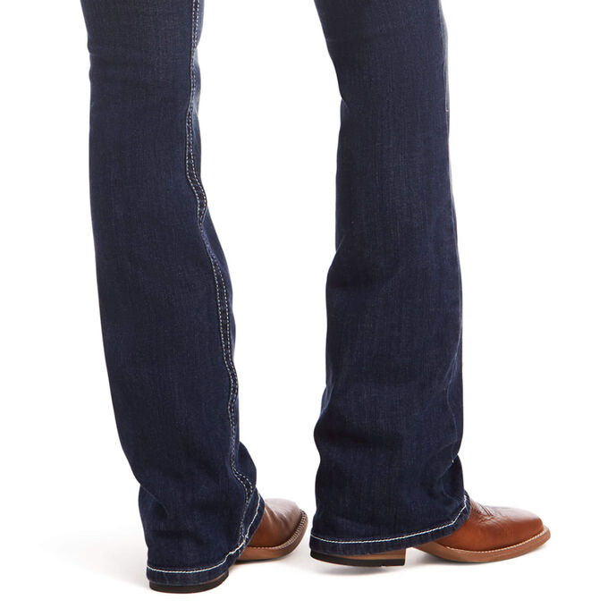 Ariat R.E.A.L. Mid Rise Stretch Entwined Boot Cut Jean