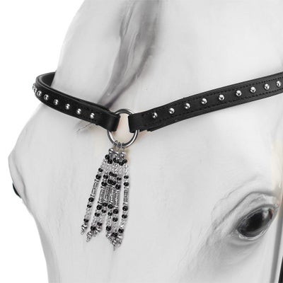 Mad Tack Beaded Beta Snap-On Bridle Headstall